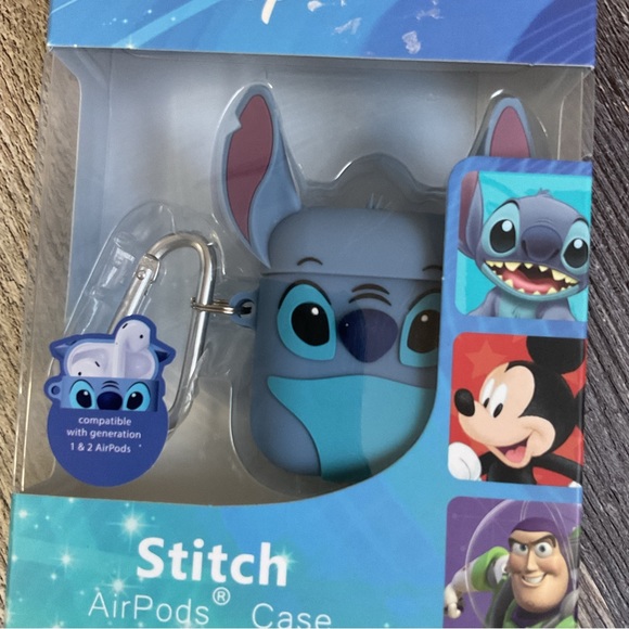 Disney Lilo & Stitch AirPods Case Cover Compatible with 1st & 2nd Generation - Picture 4 of 4